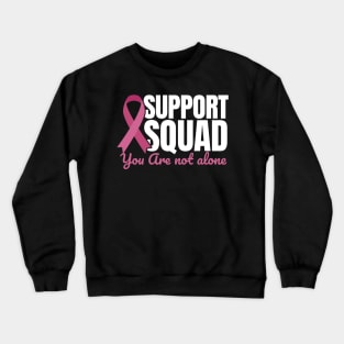 Support Squad Breast Cancer Awareness Crewneck Sweatshirt